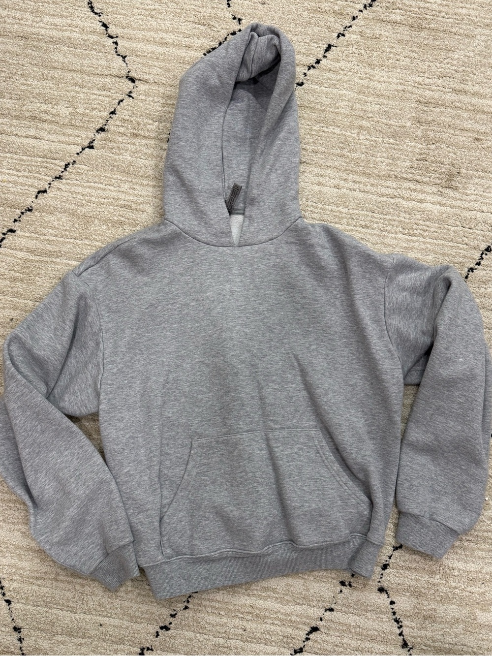 Skims Gray Pullover Hoodie